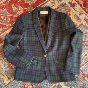 Pendleton black watch blazer